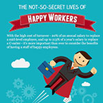 The Not-So-Secret Lives of Happy Workers Infographic