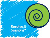 Amanda Mitchell and Our Corporate Life’s graphic of Resolve it session logo