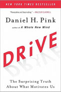 Amanda Mitchell and Our Corporate Life’s graphic of Drive book cover
