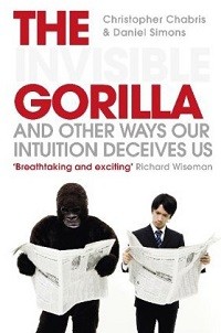 Amanda Mitchell and Our Corporate Life’s graphic of the invisible gorilla book cover