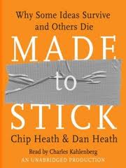 Amanda Mitchell and Our Corporate Life’s graphic of made to stick book cover