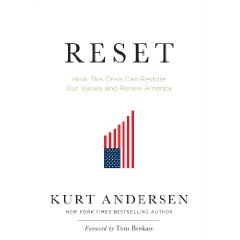 Amanda Mitchell and Our Corporate Life’s graphic of reset book cover